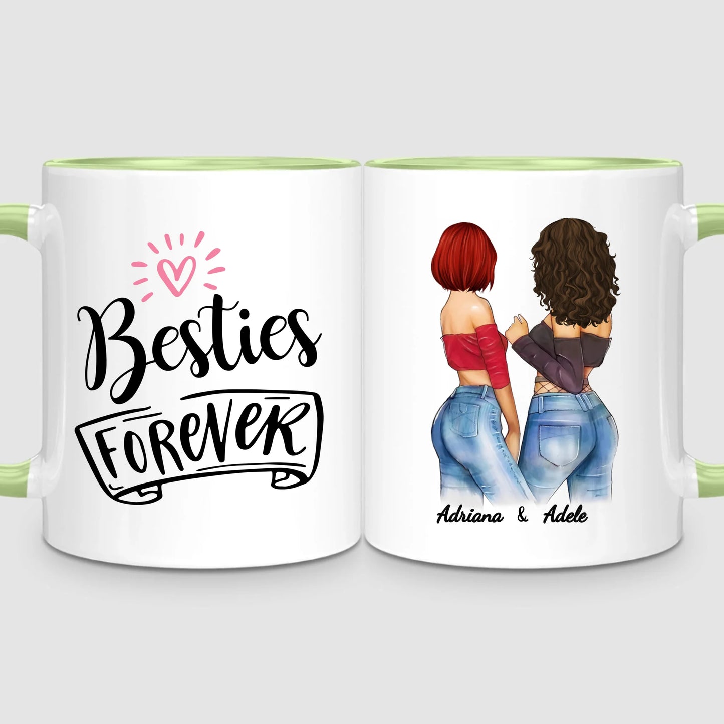 2 Besties Forever | Personalised Mug