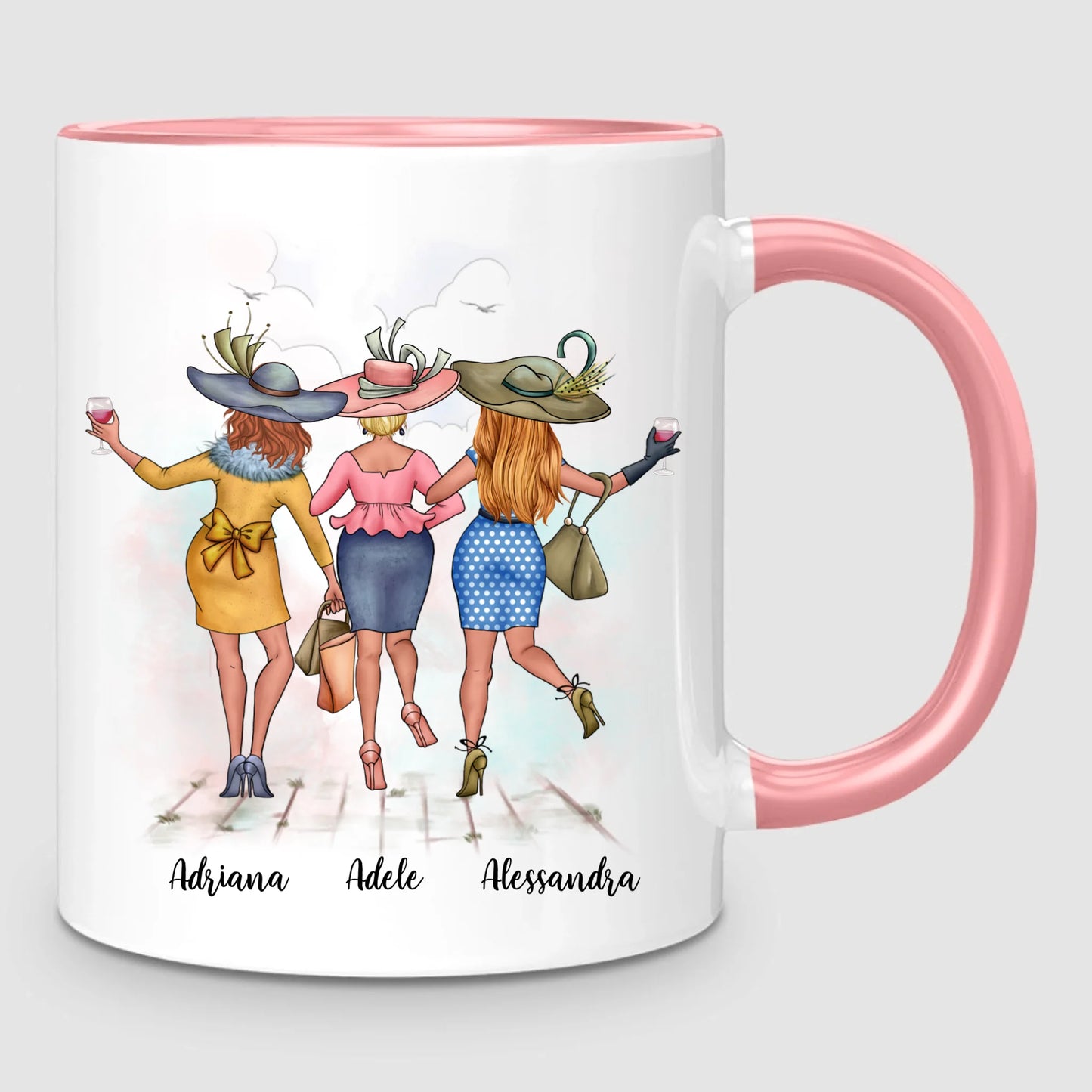 3 Chic Besties | Personalised Mug