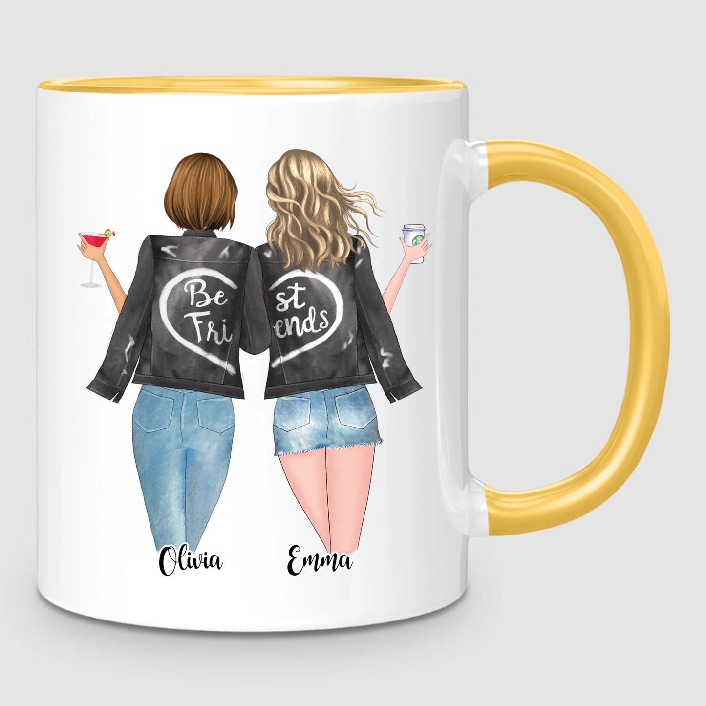 2 Best Friends | Personalised Mug
