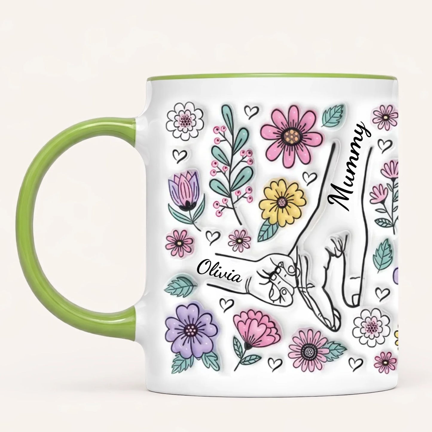 Personalised Mum Mug | Hold My Hand