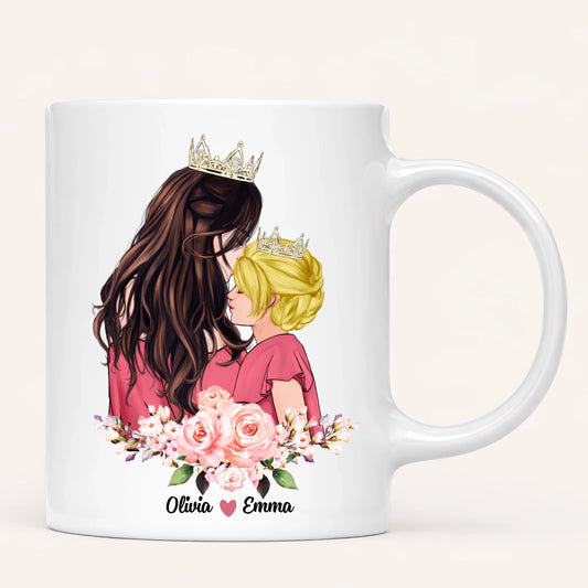 Personalised Mum Mug | Queen & Princess