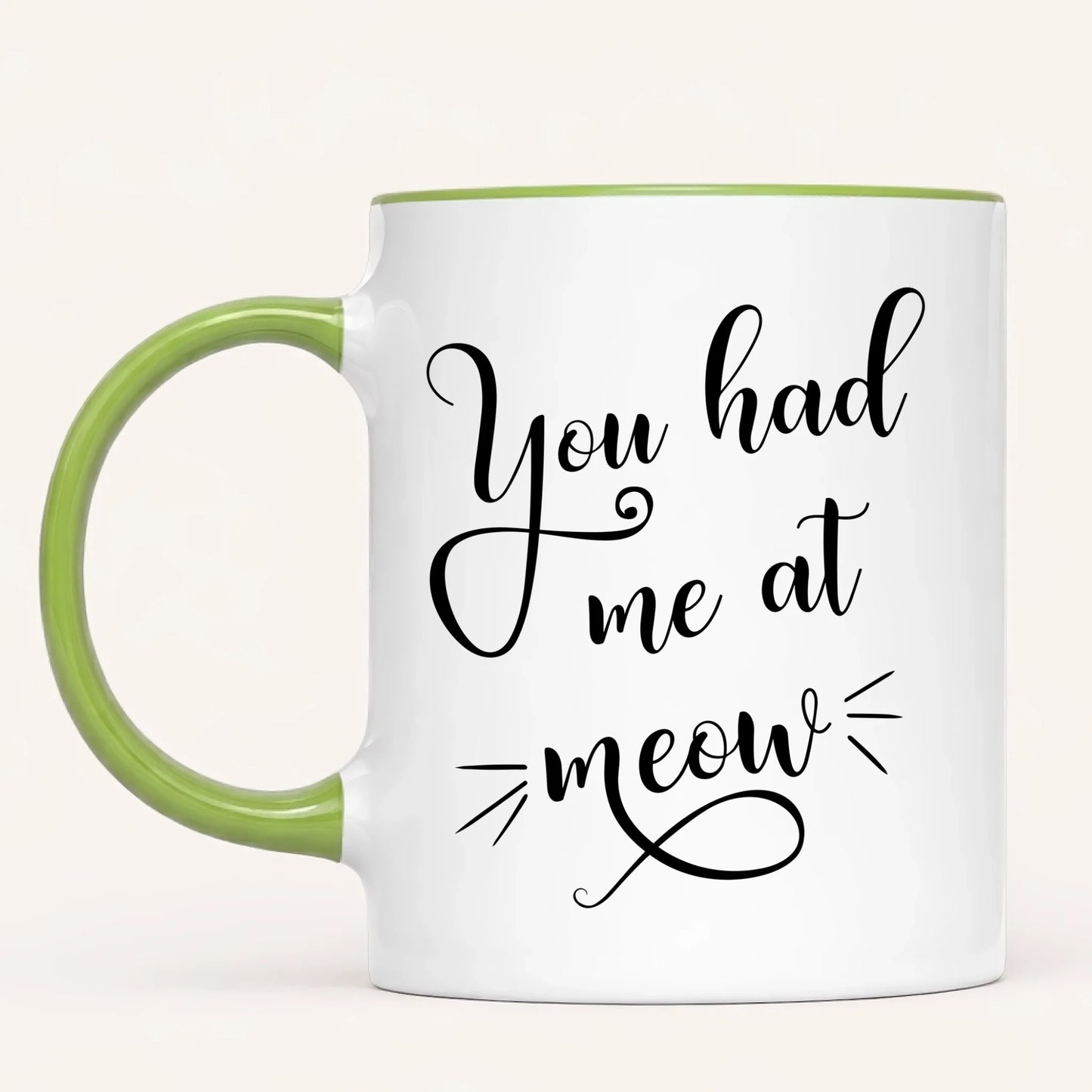 Personalised Cat Mum Mug | You Had Me at Meow