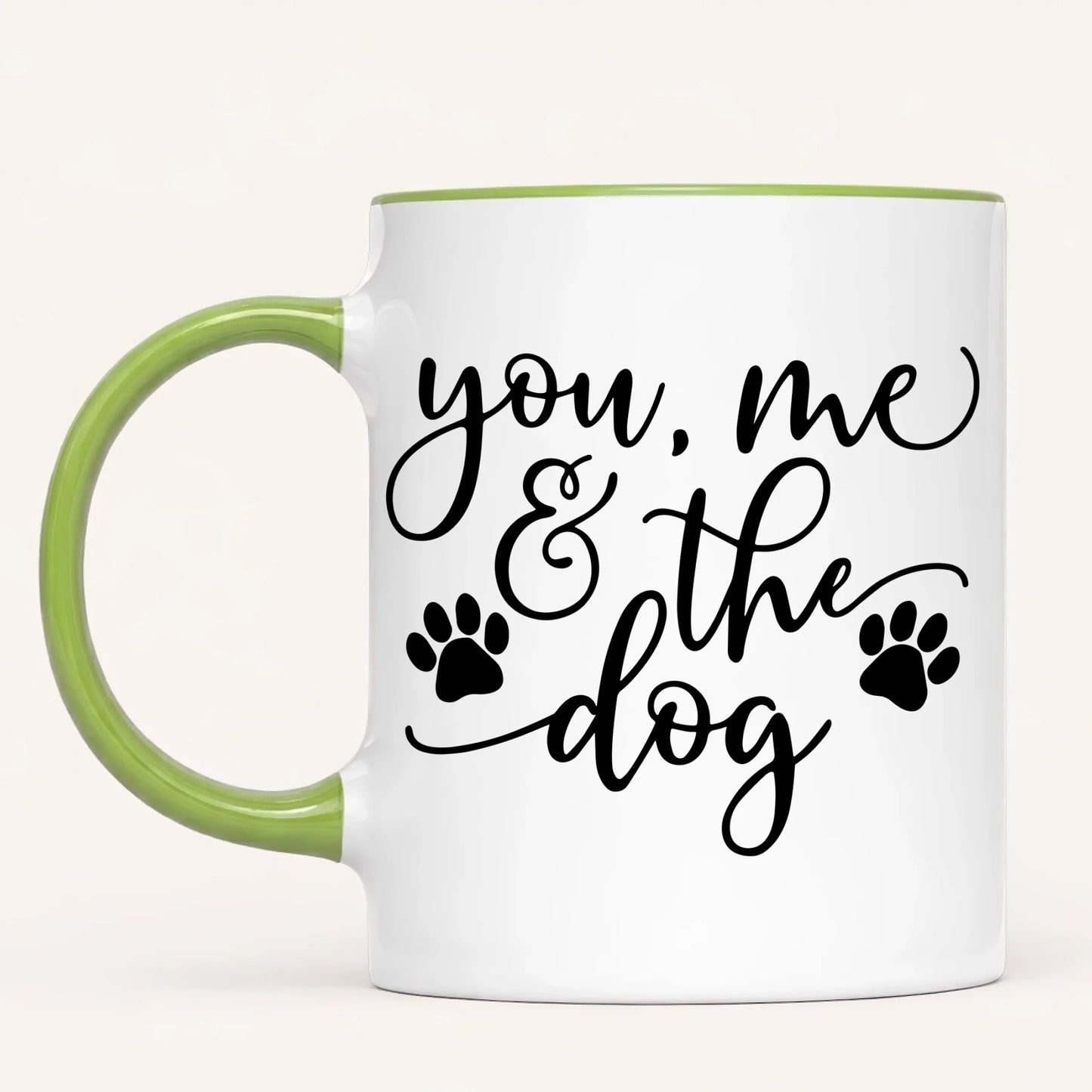 Personalised Dog Mug | You, Me & The Dog