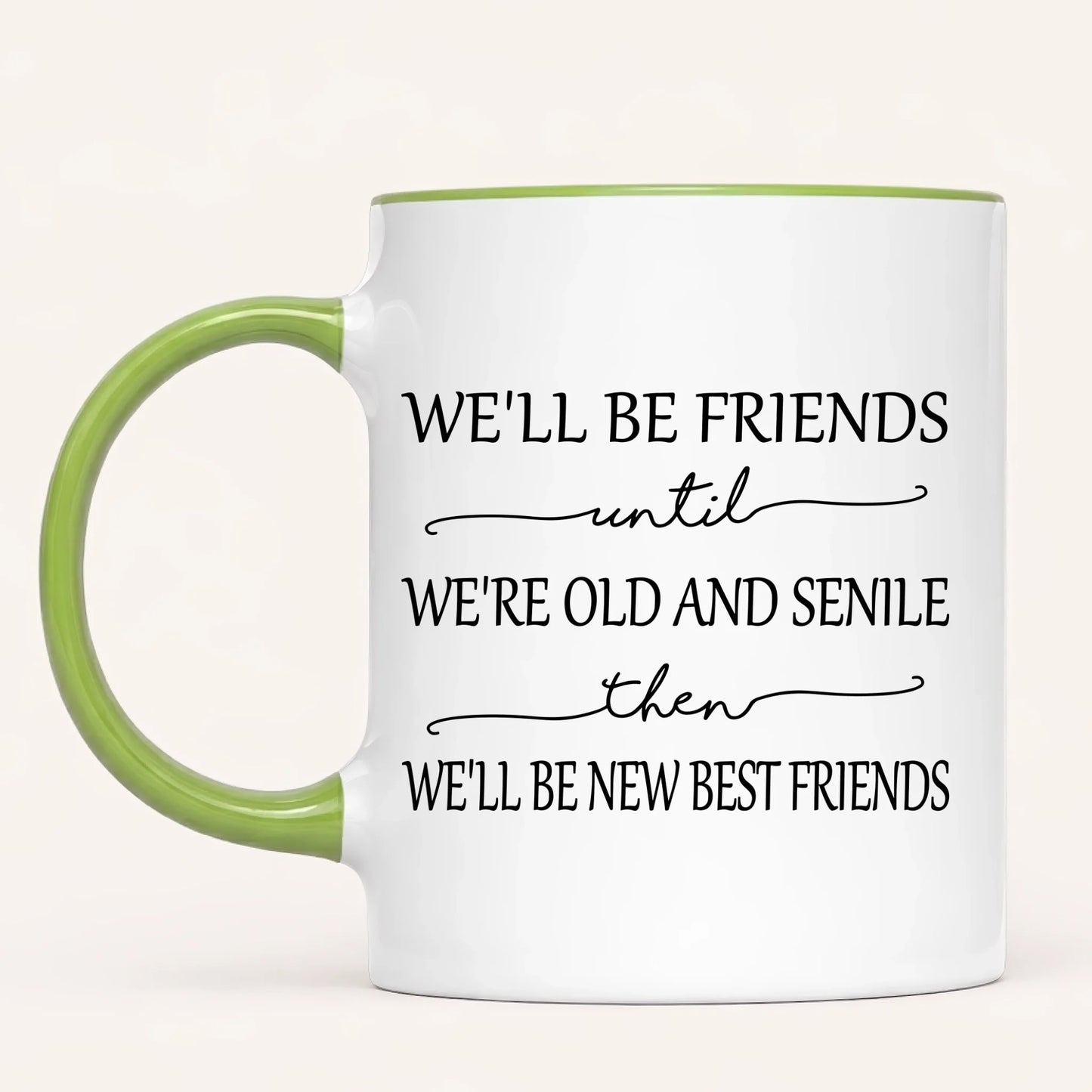 Personalised Friends Mug | Old & Senile
