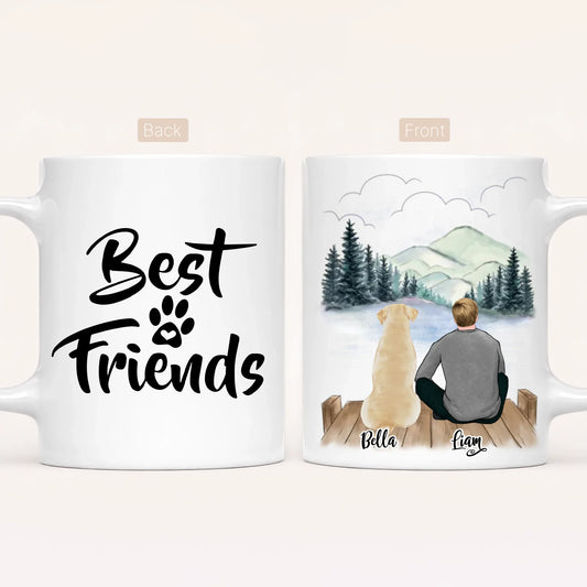 Personalised Dog Dad Mug | Life Is Better with a dog