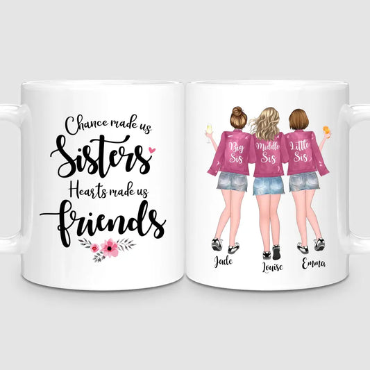 Up to 5 Sisters | Personalised Mug