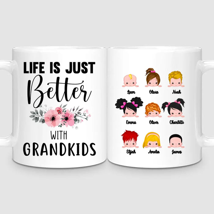 Up to 9 Grandkids | Personalised Mug