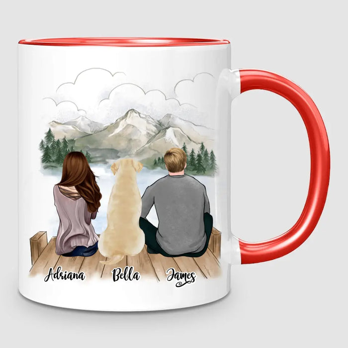 Couple & Dog | Personalised Mug