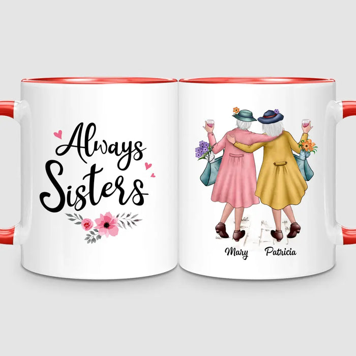 2 Timeless Sisters | Personalised Mug