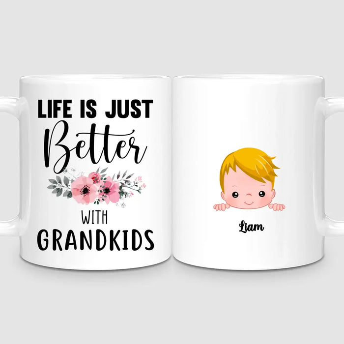 Up to 9 Grandkids | Personalised Mug