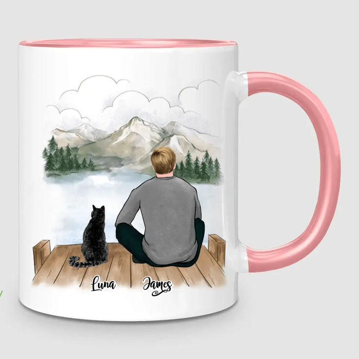 Man & Cats | Personalised Mug