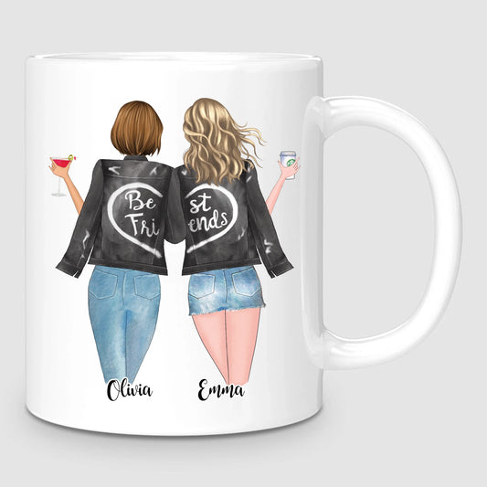 2 Best Friends | Personalised Mug