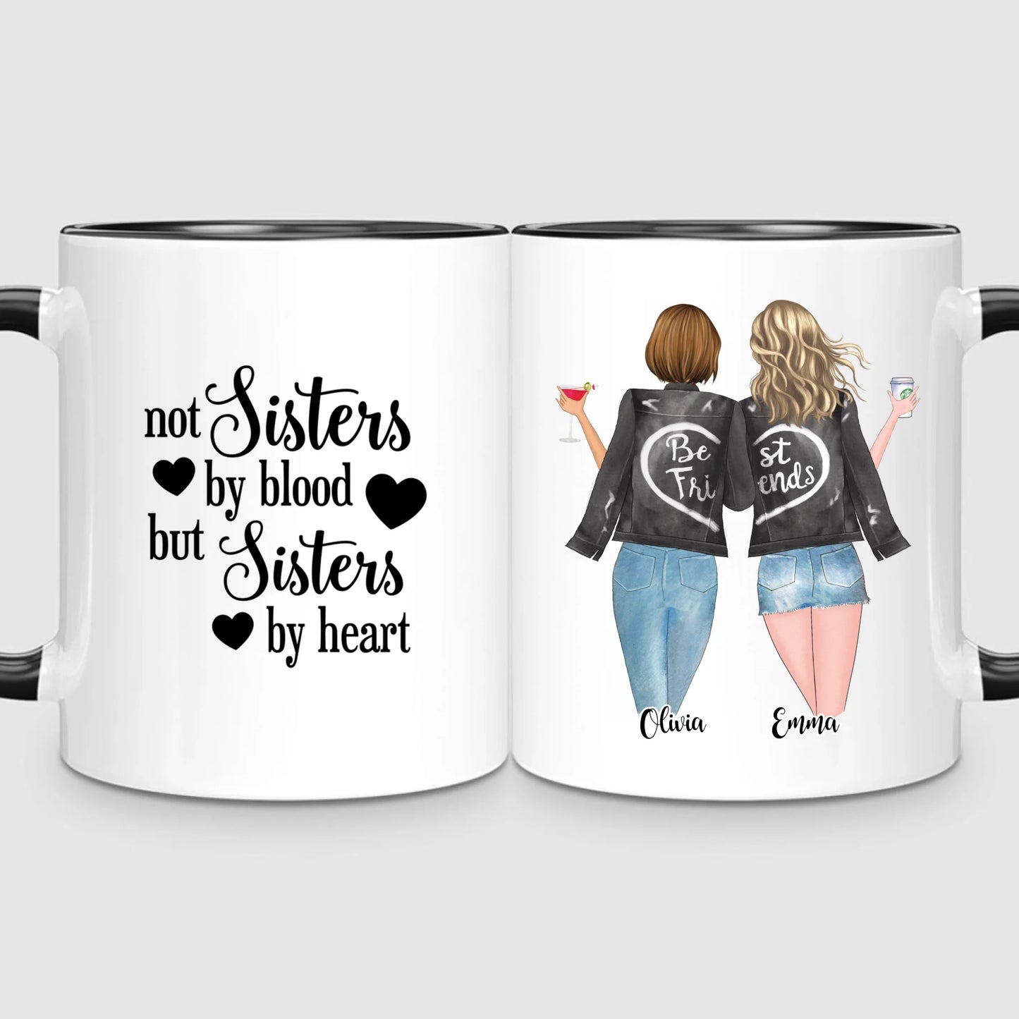 2 Best Friends | Personalised Mug
