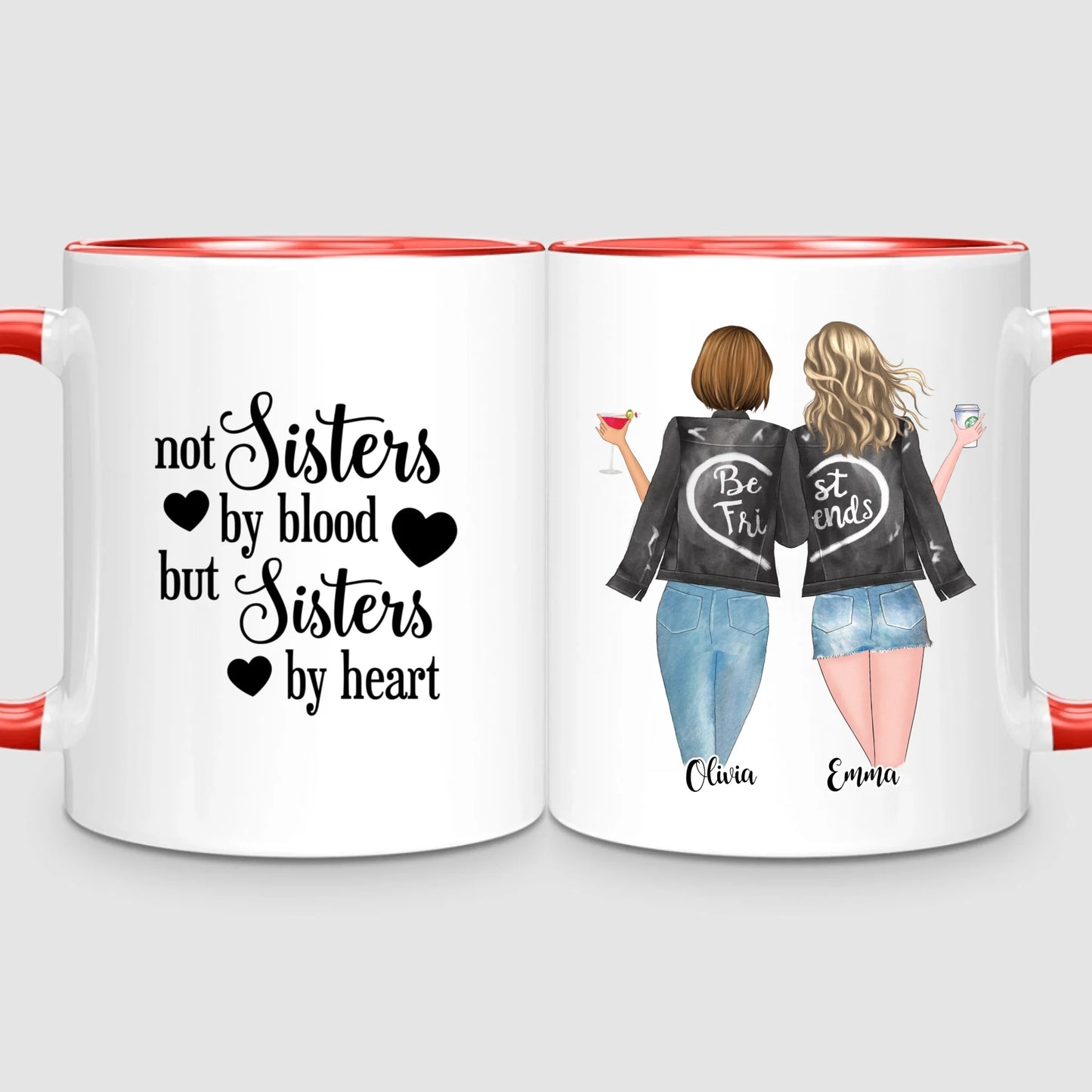2 Best Friends | Personalised Mug