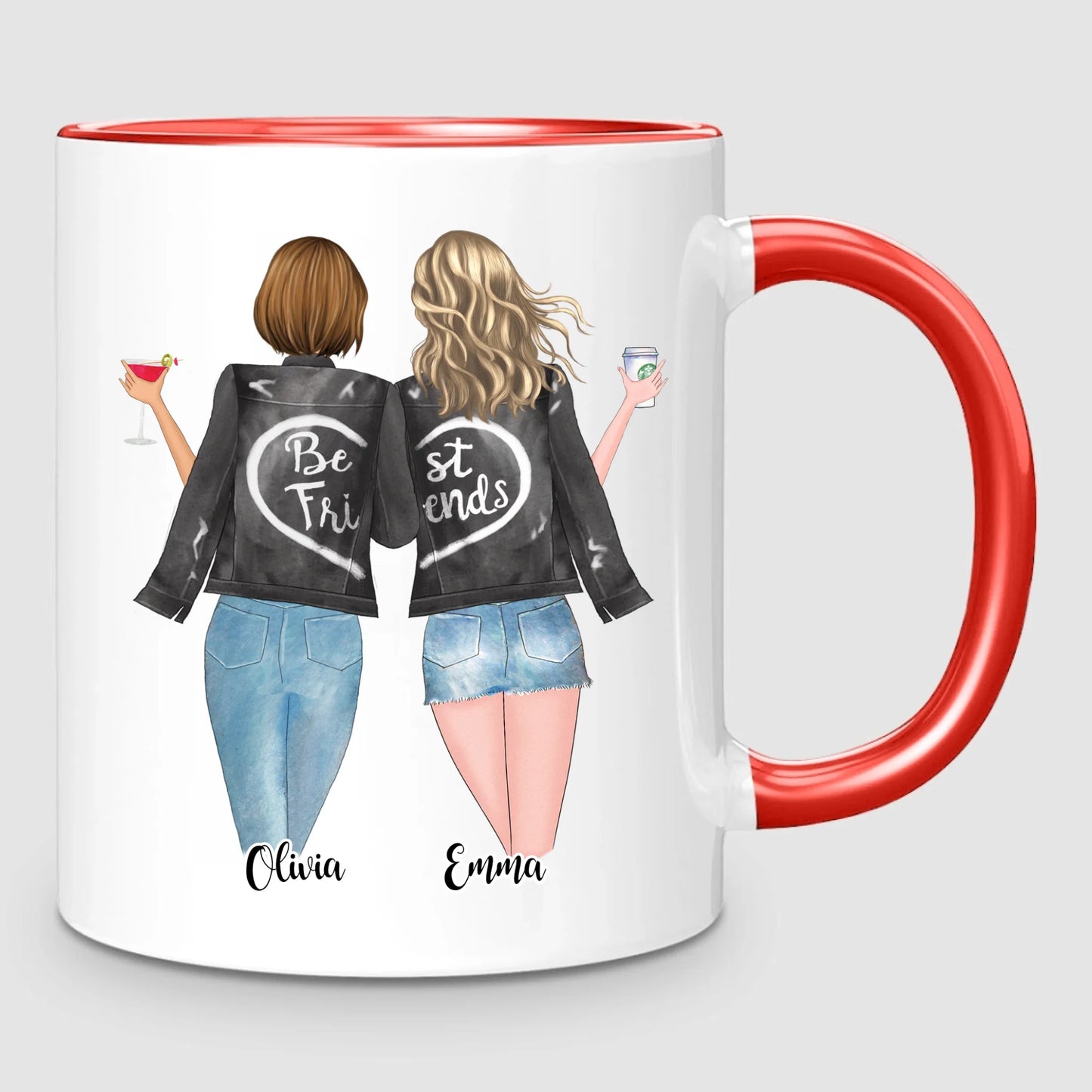 2 Best Friends | Personalised Mug