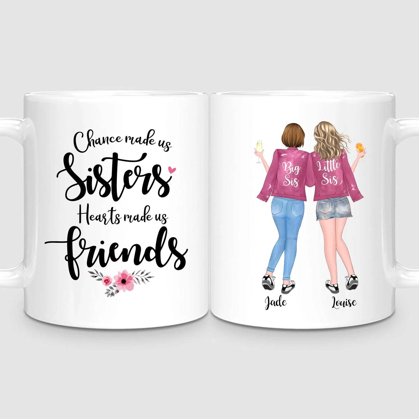 Up to 5 Sisters | Personalised Mug