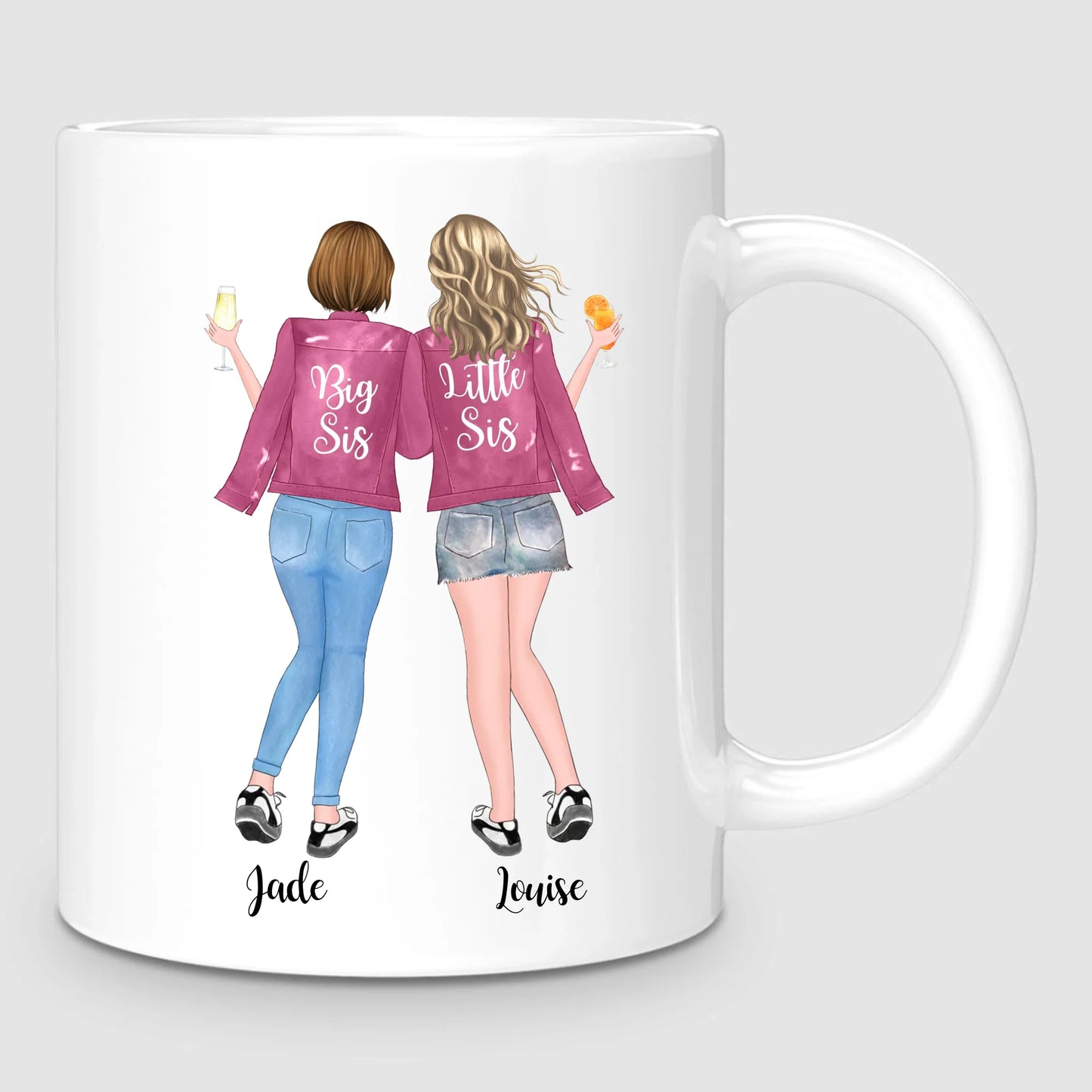 Up to 5 Sisters | Personalised Mug