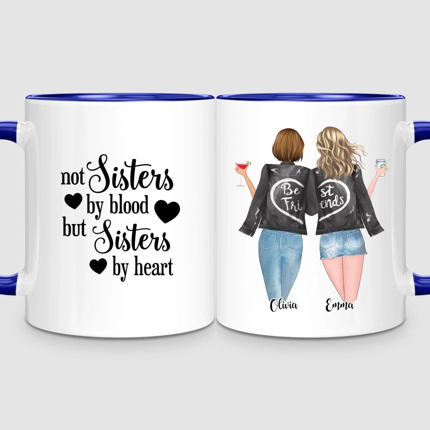 2 Best Friends | Personalised Mug