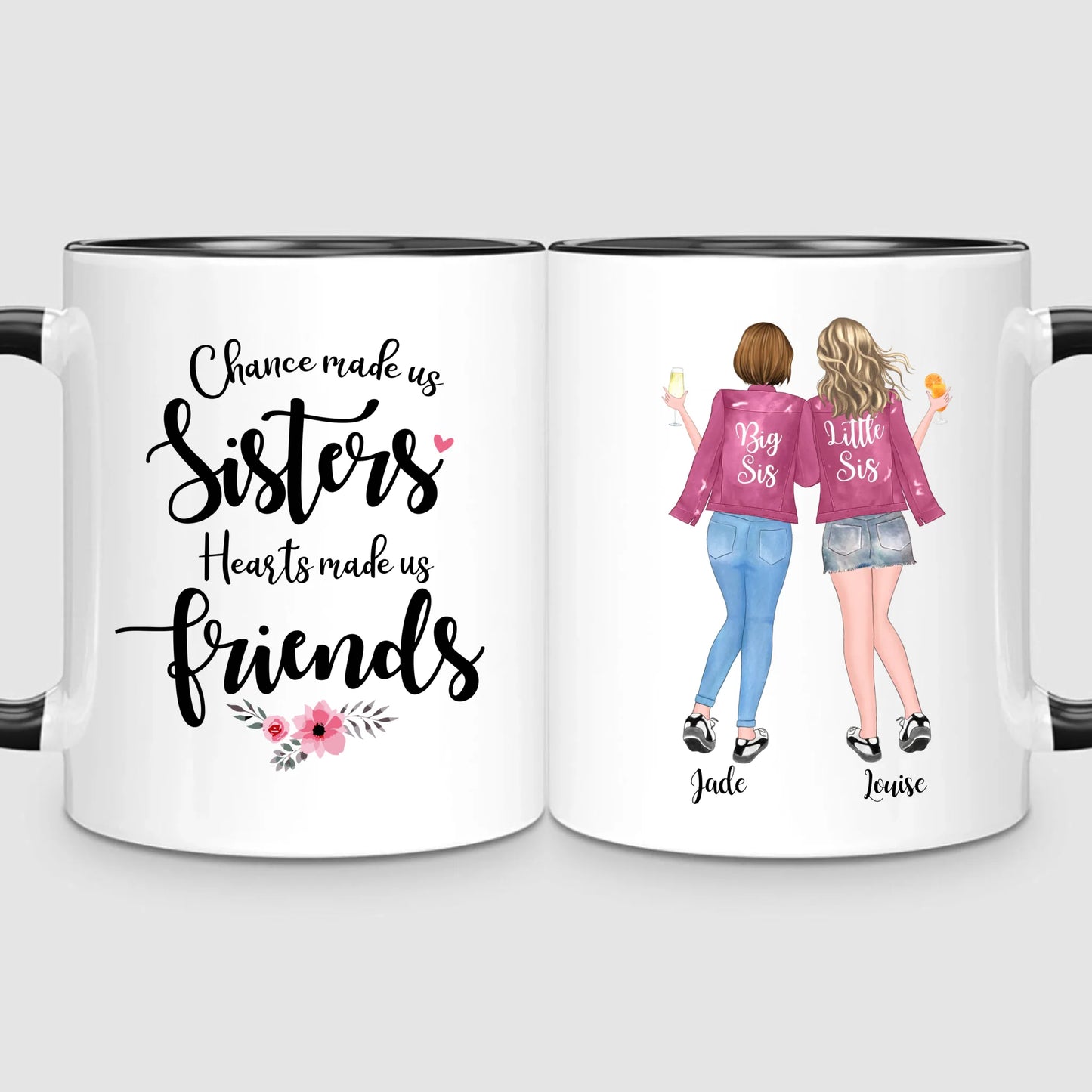 Up to 5 Sisters | Personalised Mug
