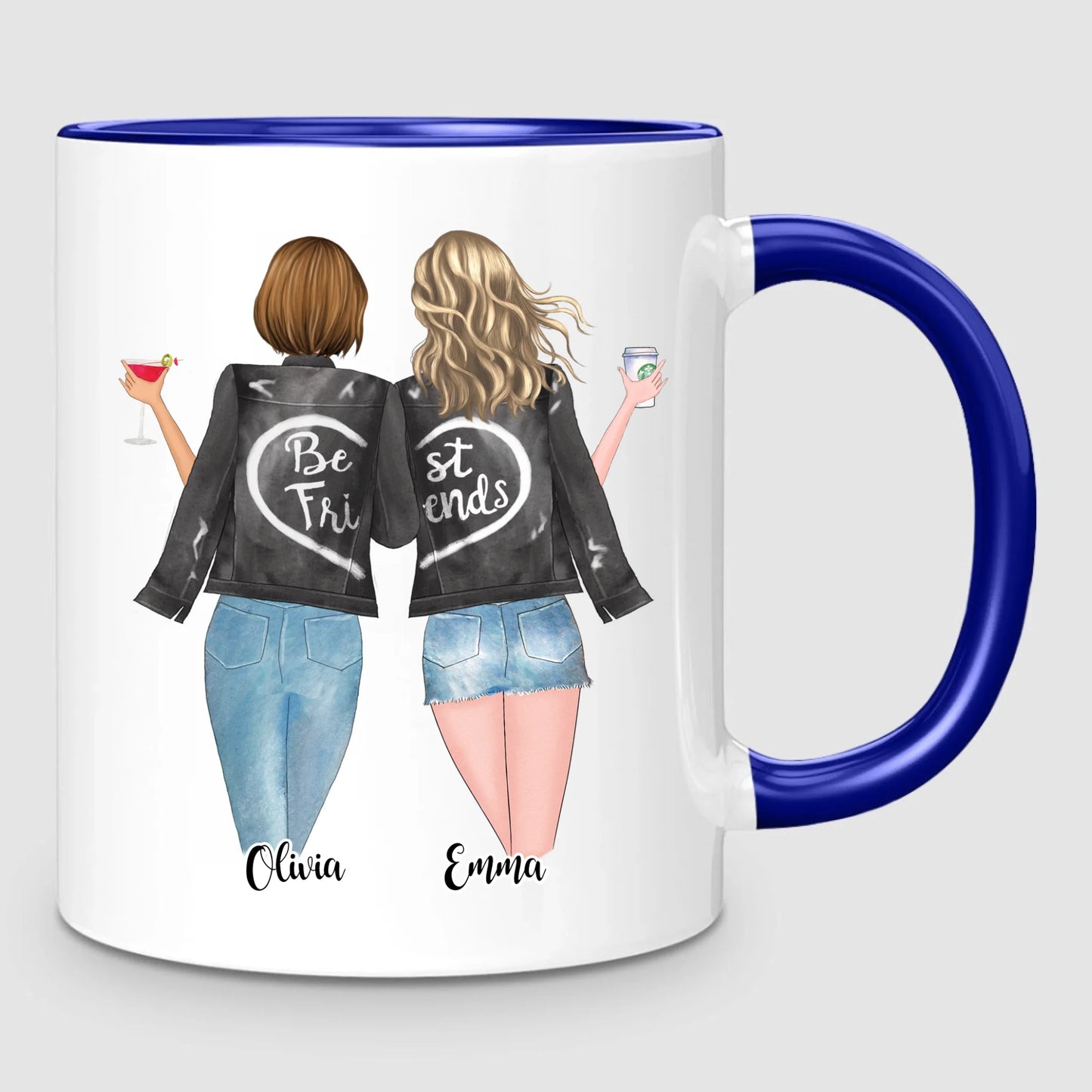 2 Best Friends | Personalised Mug