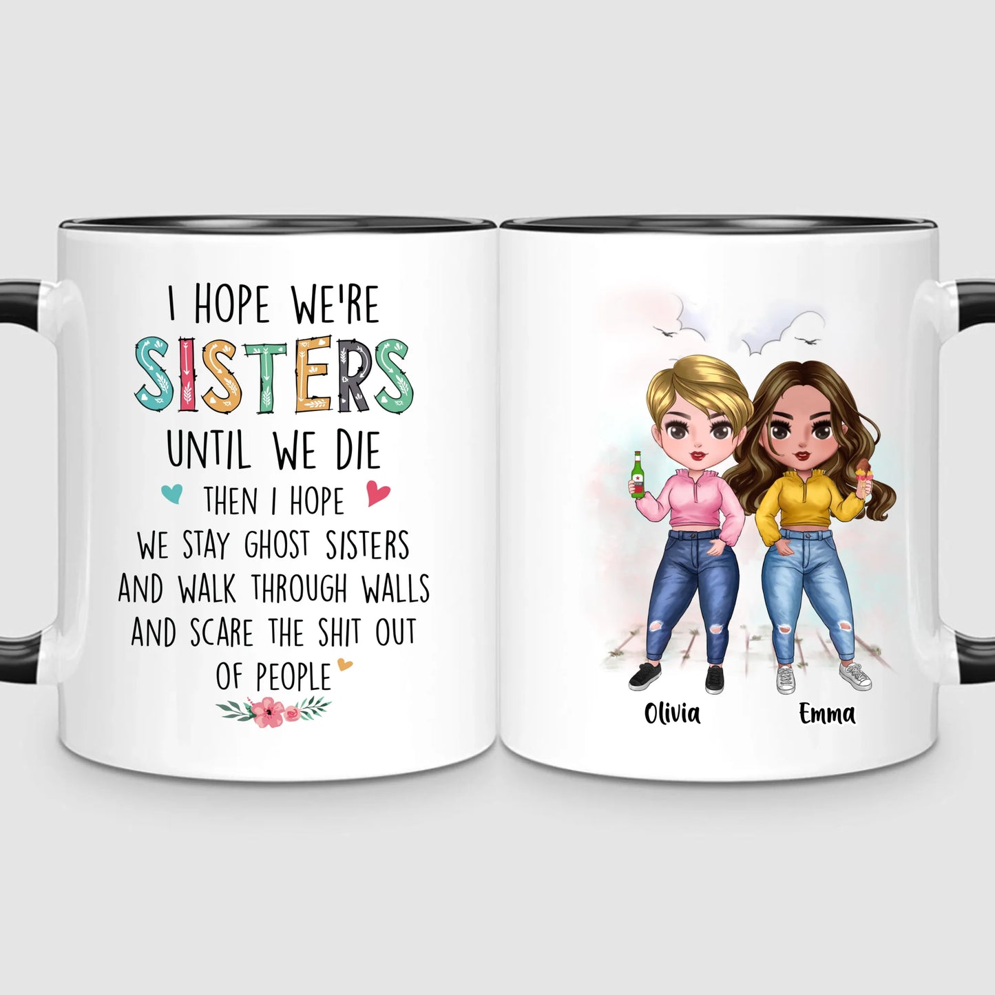 Up to 7 Sisters | Personalised Mug