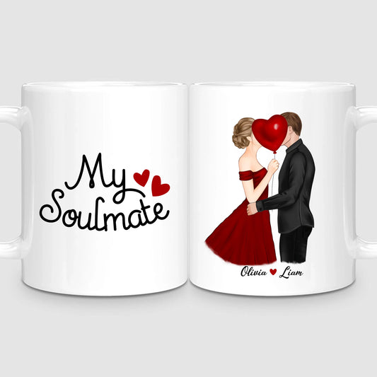 Kissing Couple | Personalised Mug