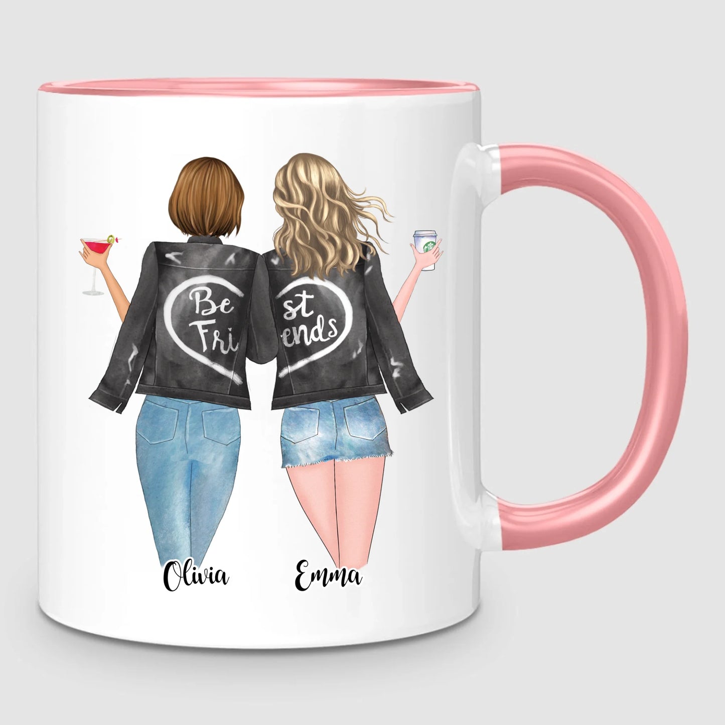 2 Best Friends | Personalised Mug