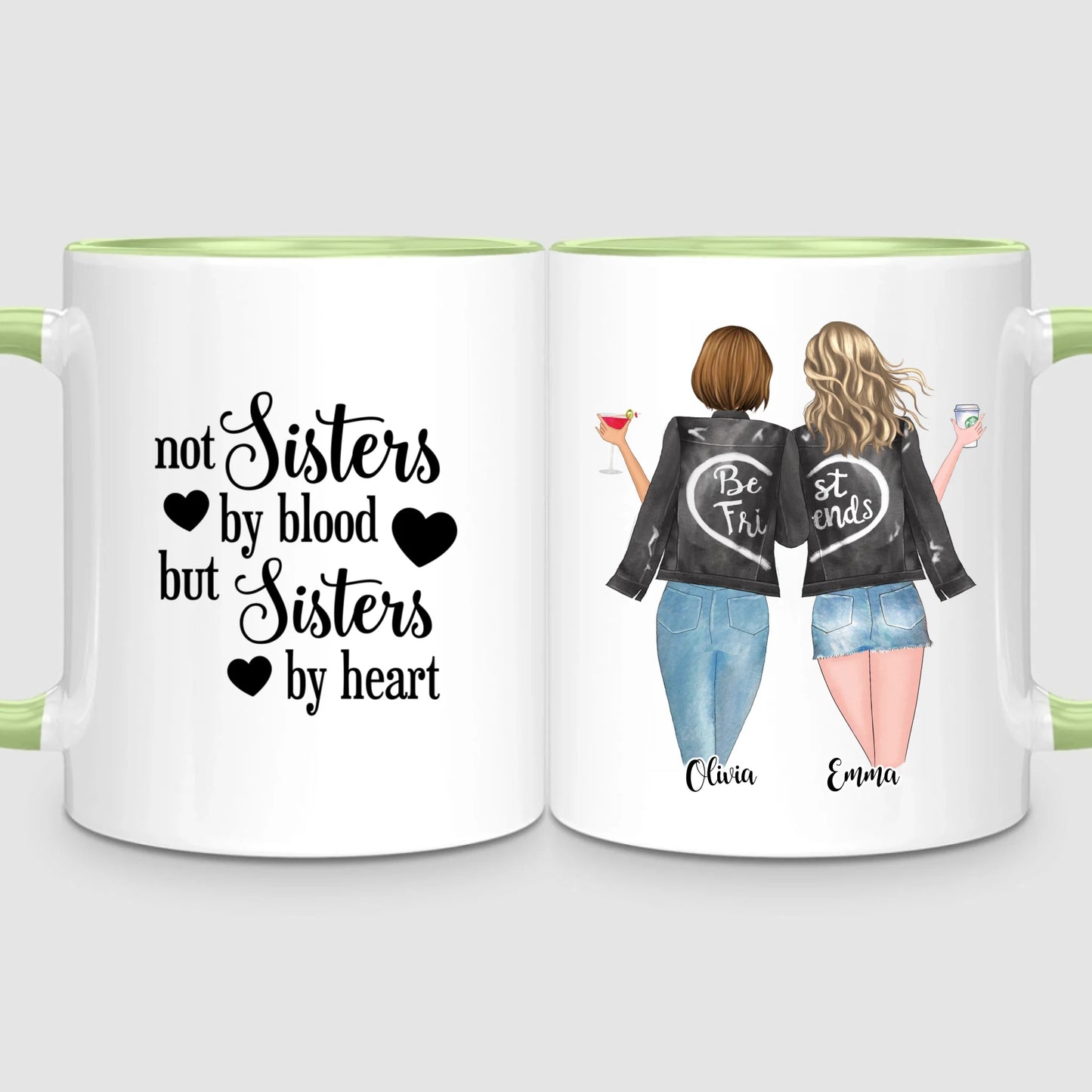 2 Best Friends | Personalised Mug