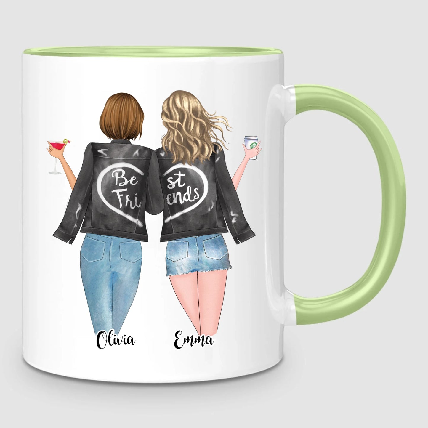 2 Best Friends | Personalised Mug