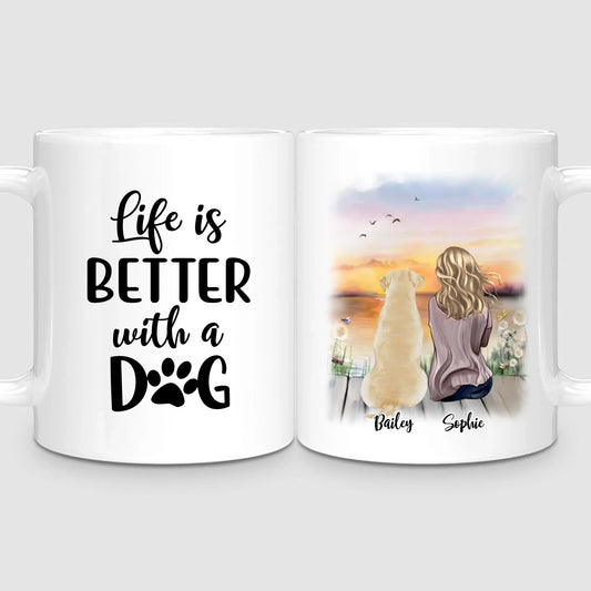 Personalised Dog Mum Mug
