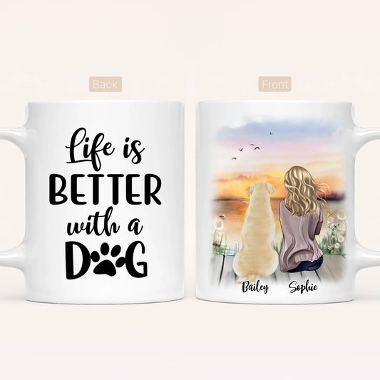 Personalised Dog Mum Mug
