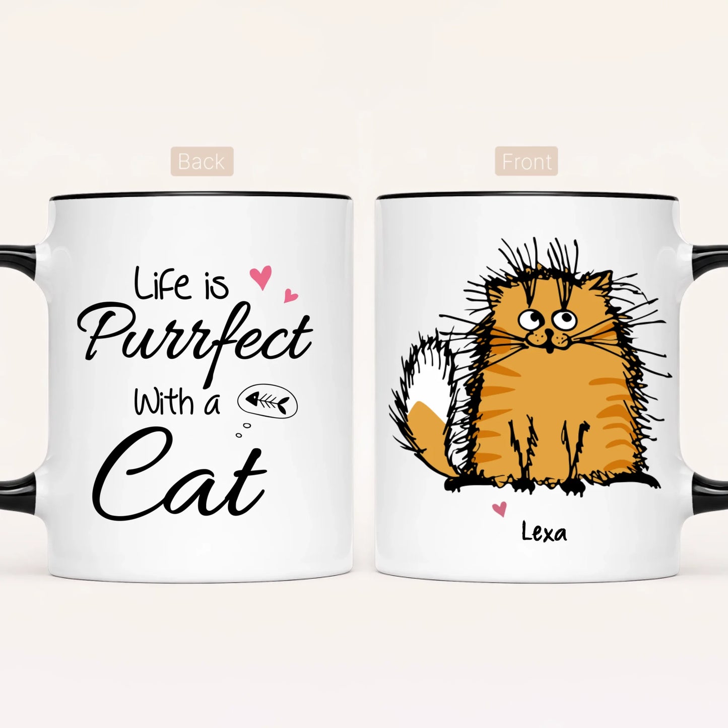Personalised Cat Mug | Up to 7 Cats