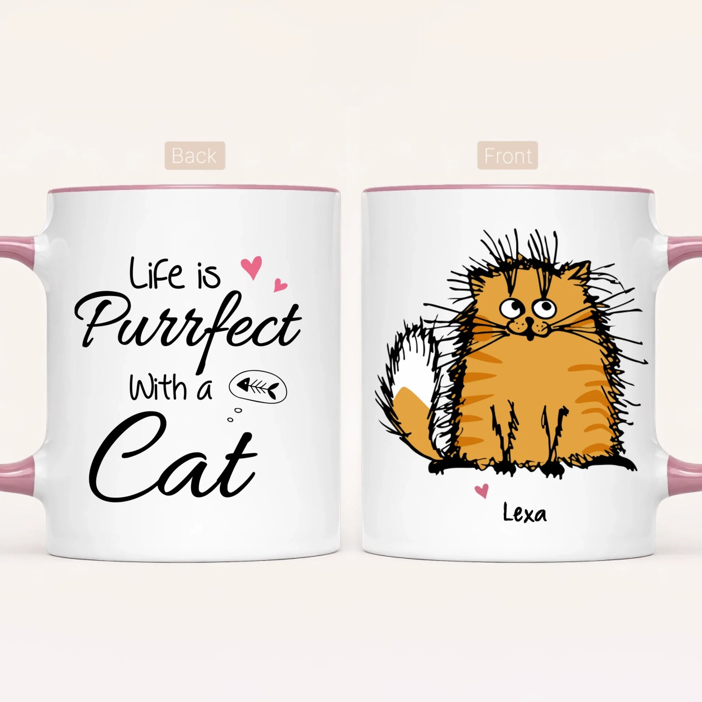 Personalised Cat Mug | Up to 7 Cats