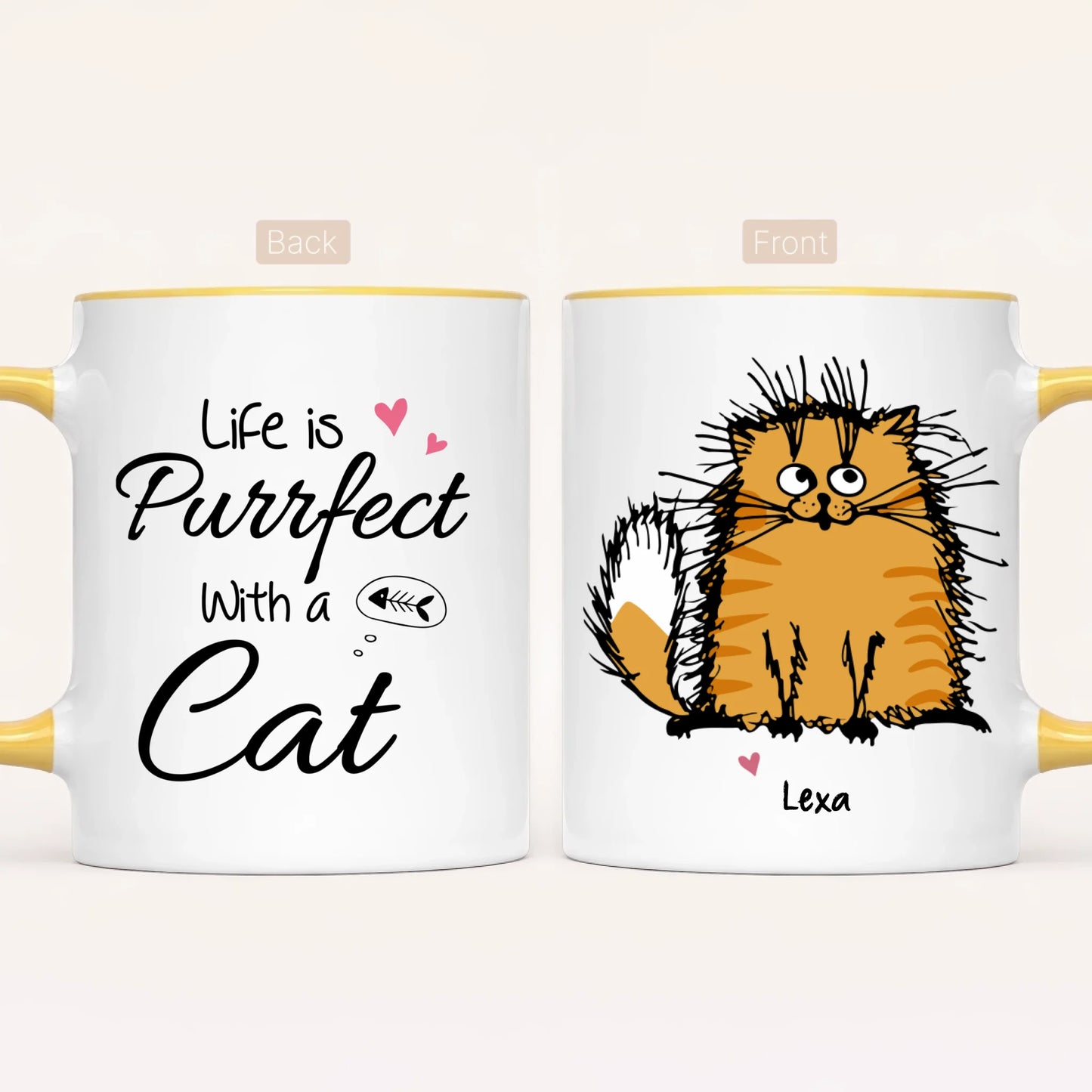 Personalised Cat Mug | Up to 7 Cats