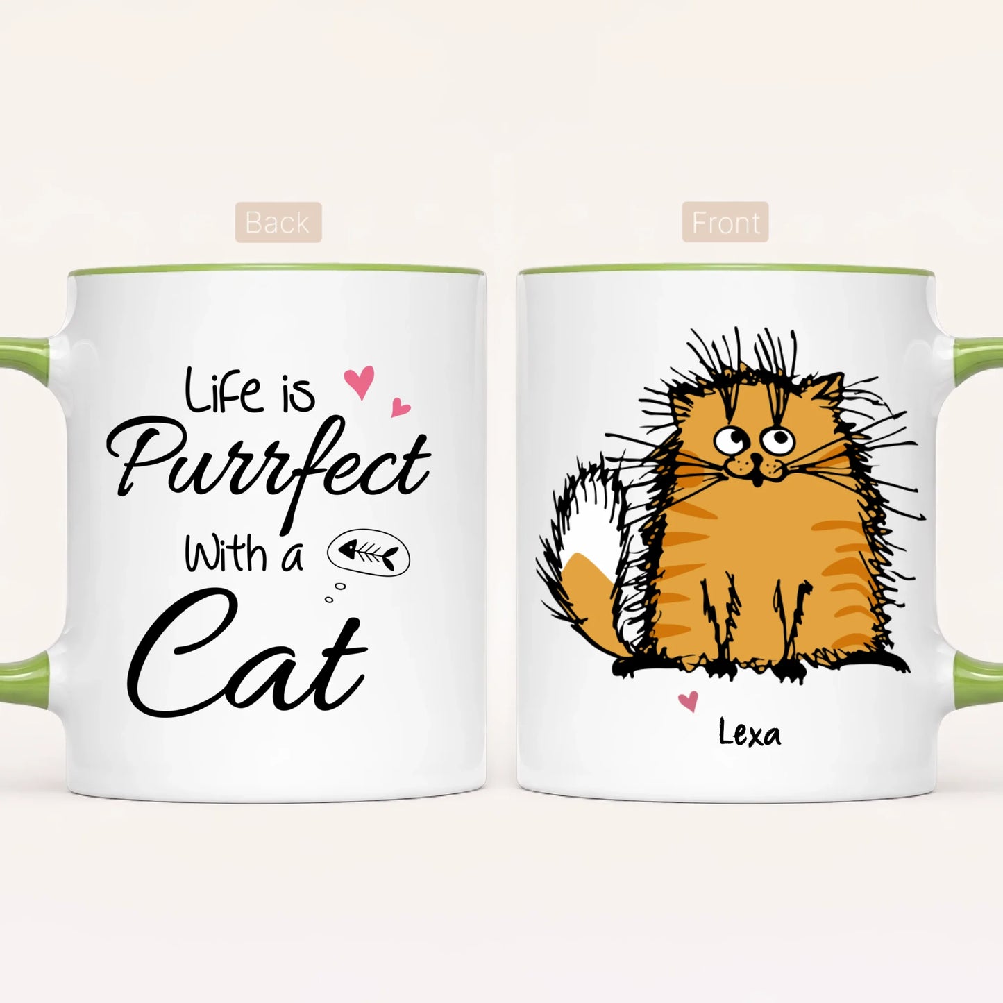 Personalised Cat Mug | Up to 7 Cats
