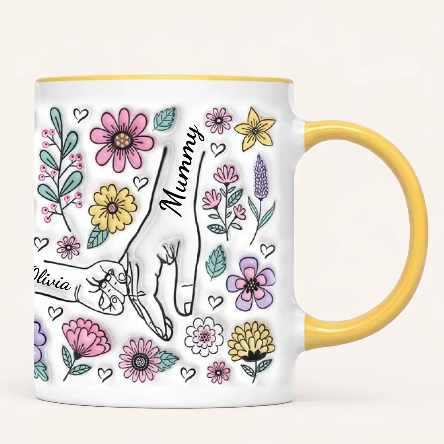 Personalised Mum Mug | Hold My Hand