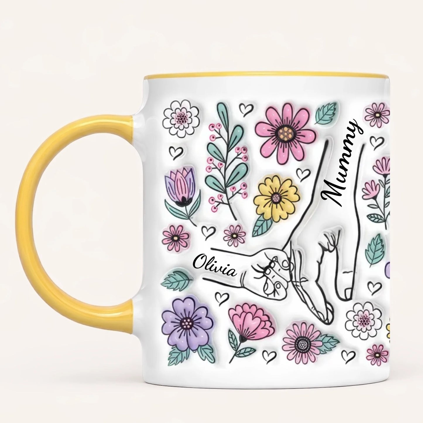Personalised Mum Mug | Hold My Hand