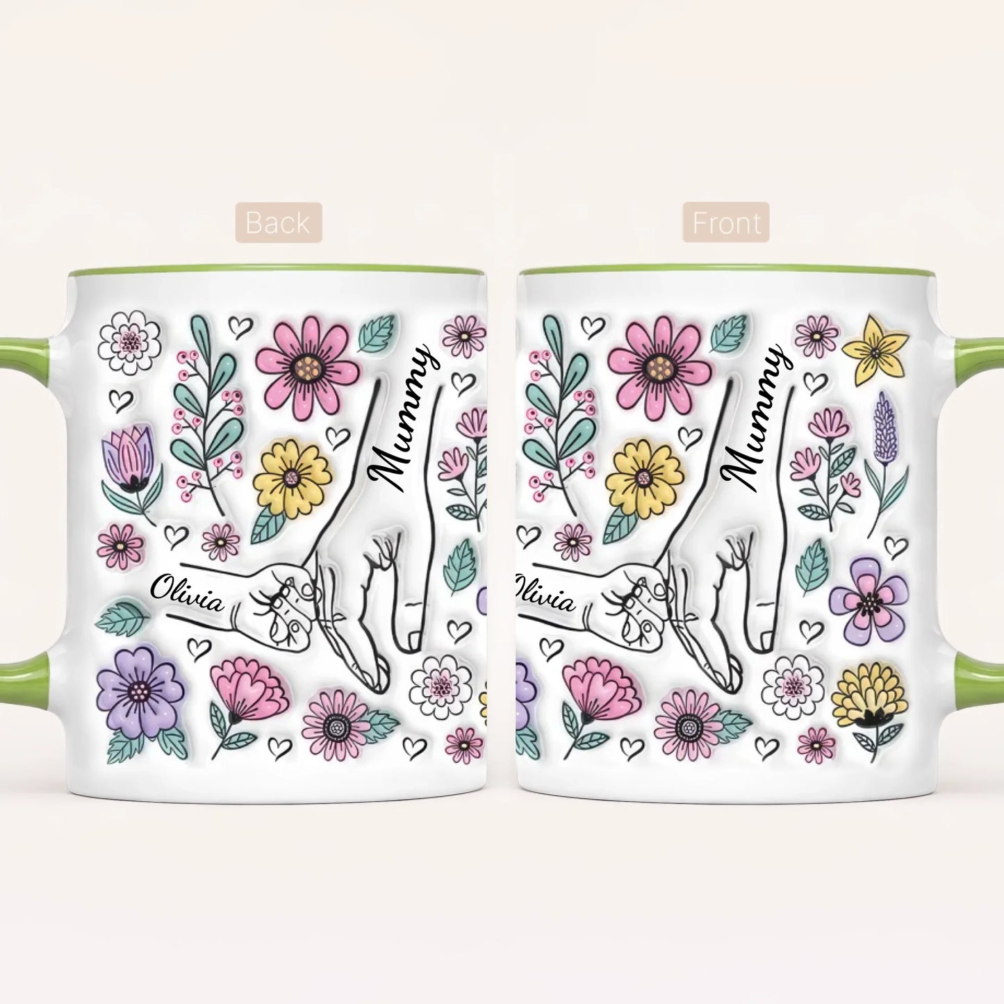 Personalised Mum Mug | Hold My Hand