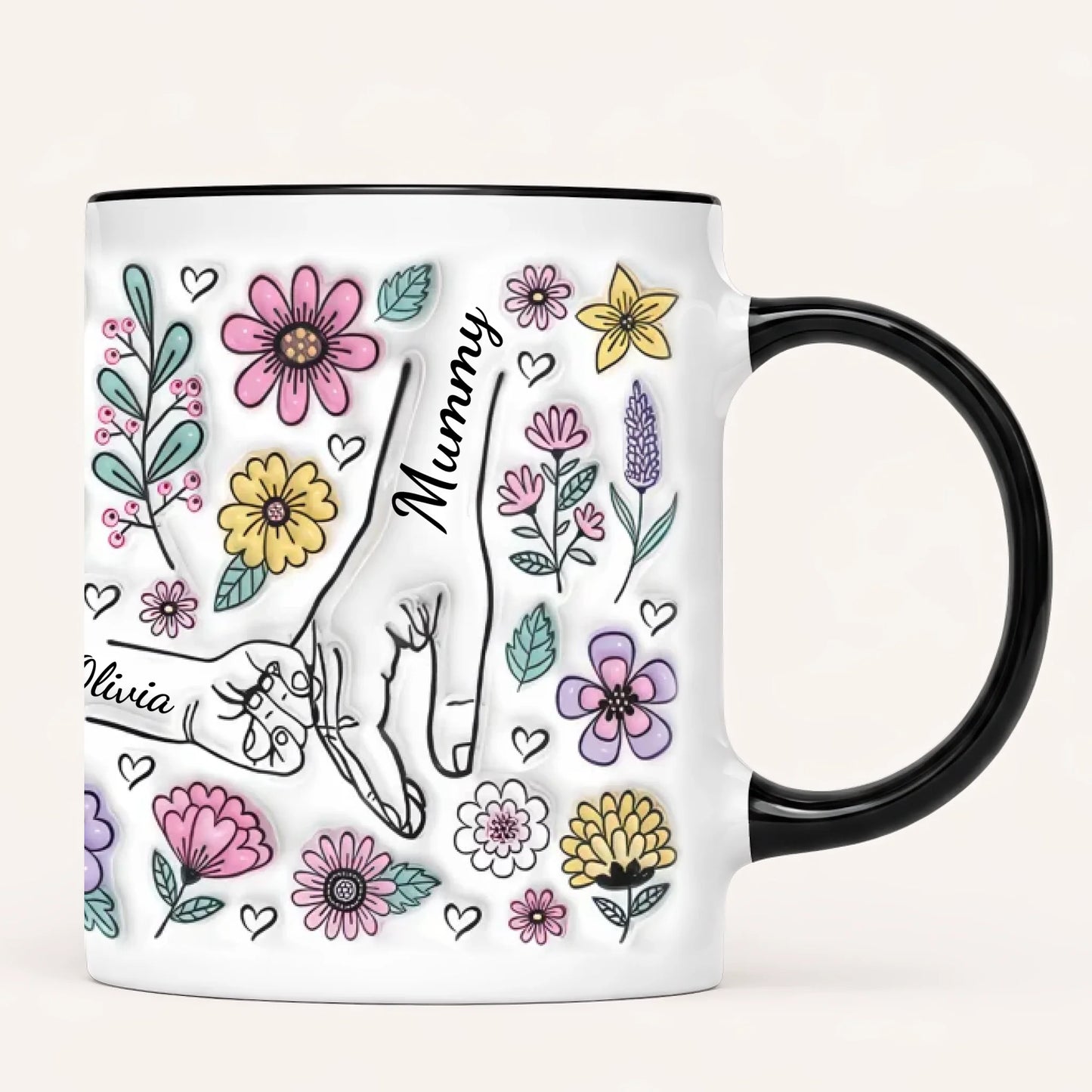 Personalised Mum Mug | Hold My Hand