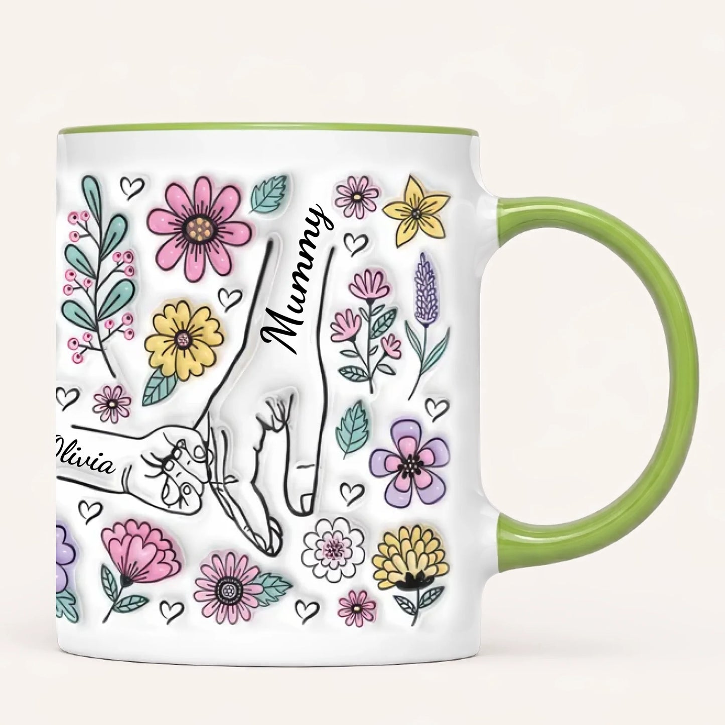Personalised Mum Mug | Hold My Hand