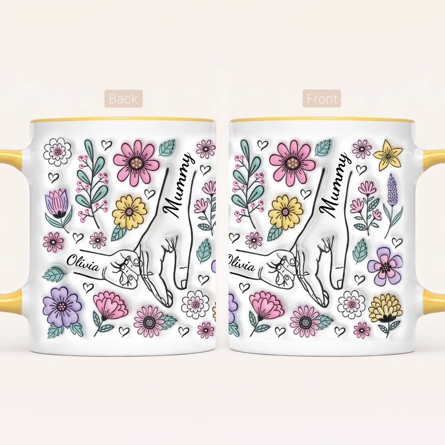 Personalised Mum Mug | Hold My Hand