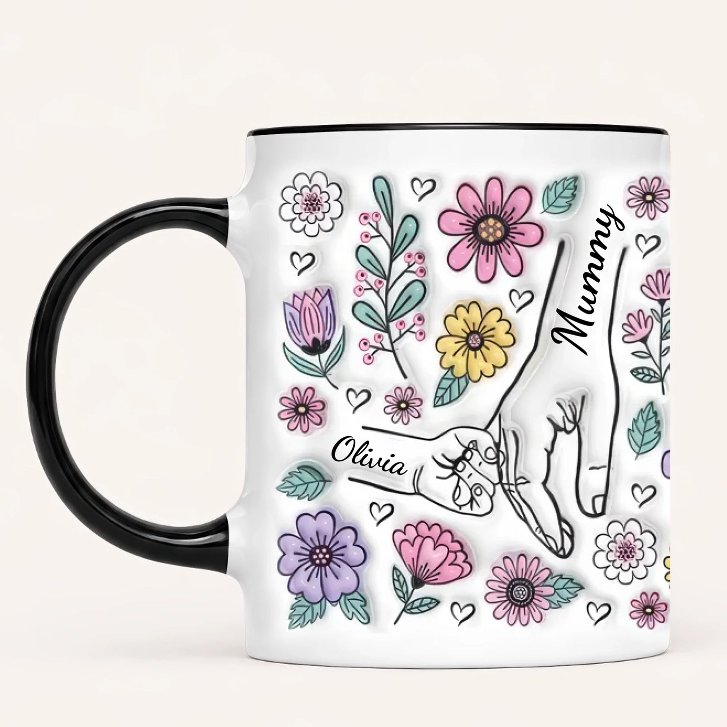 Personalised Mum Mug | Hold My Hand