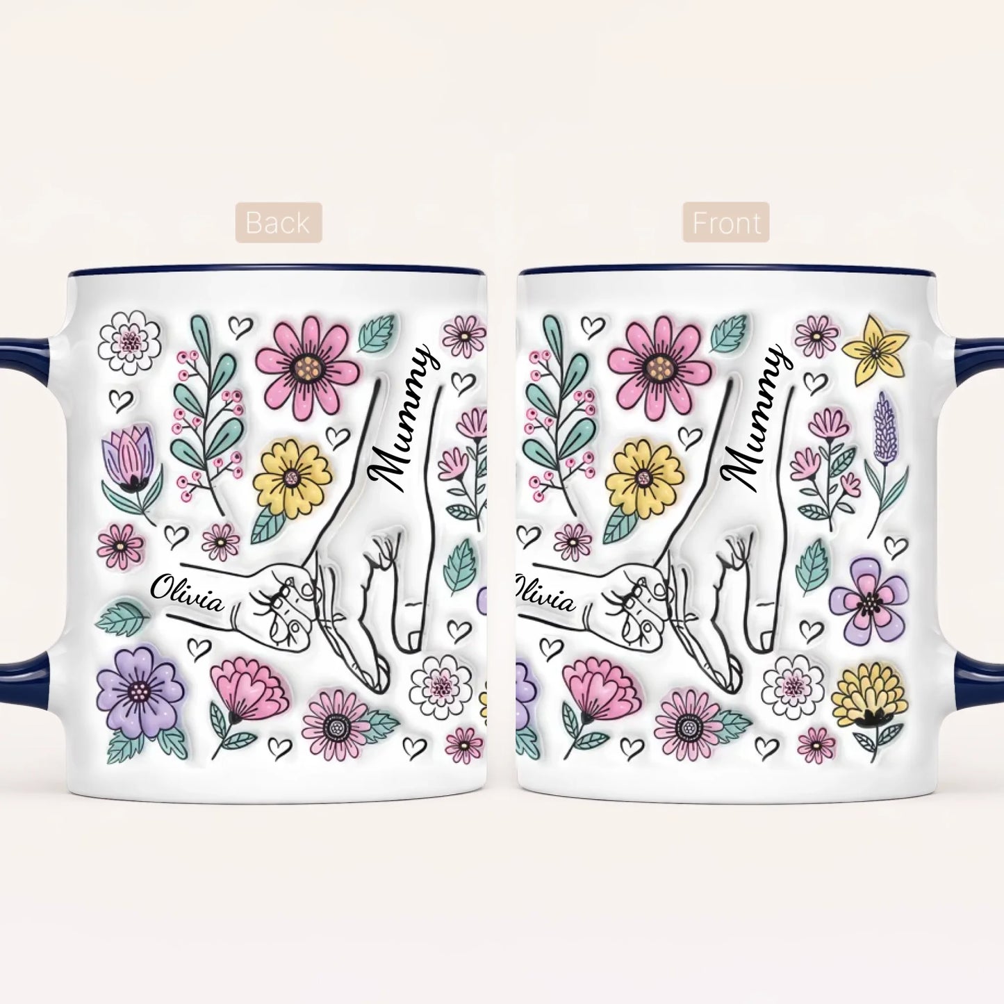 Personalised Mum Mug | Hold My Hand