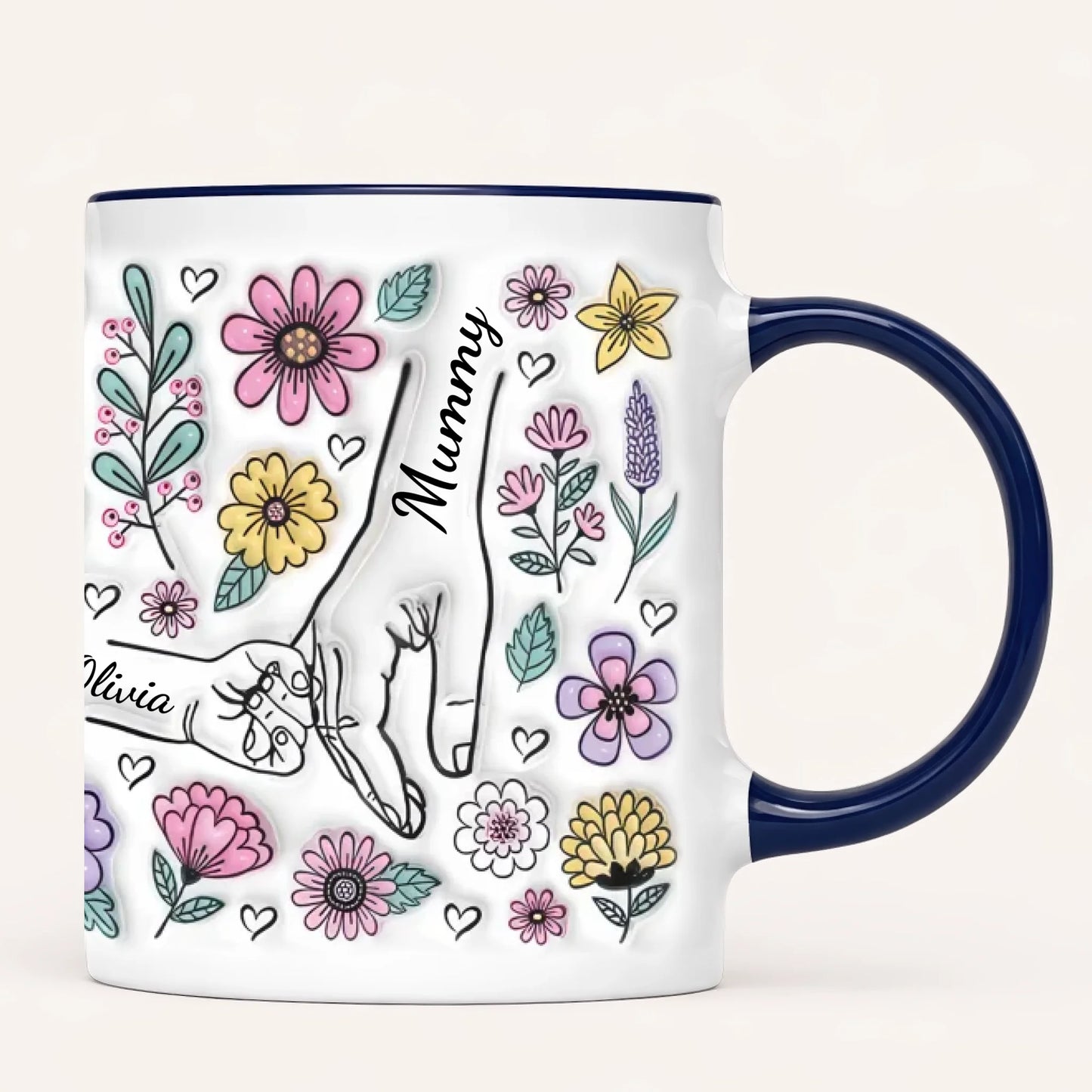 Personalised Mum Mug | Hold My Hand