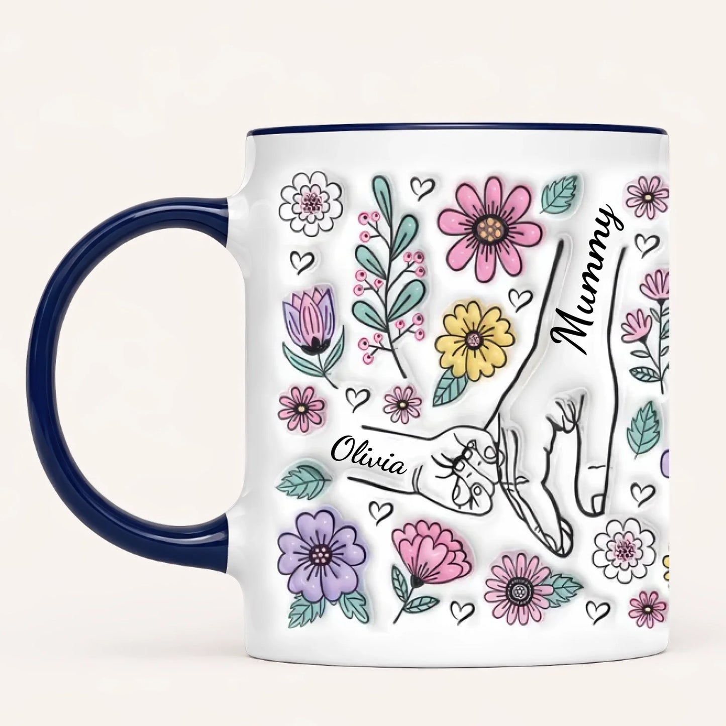 Personalised Mum Mug | Hold My Hand