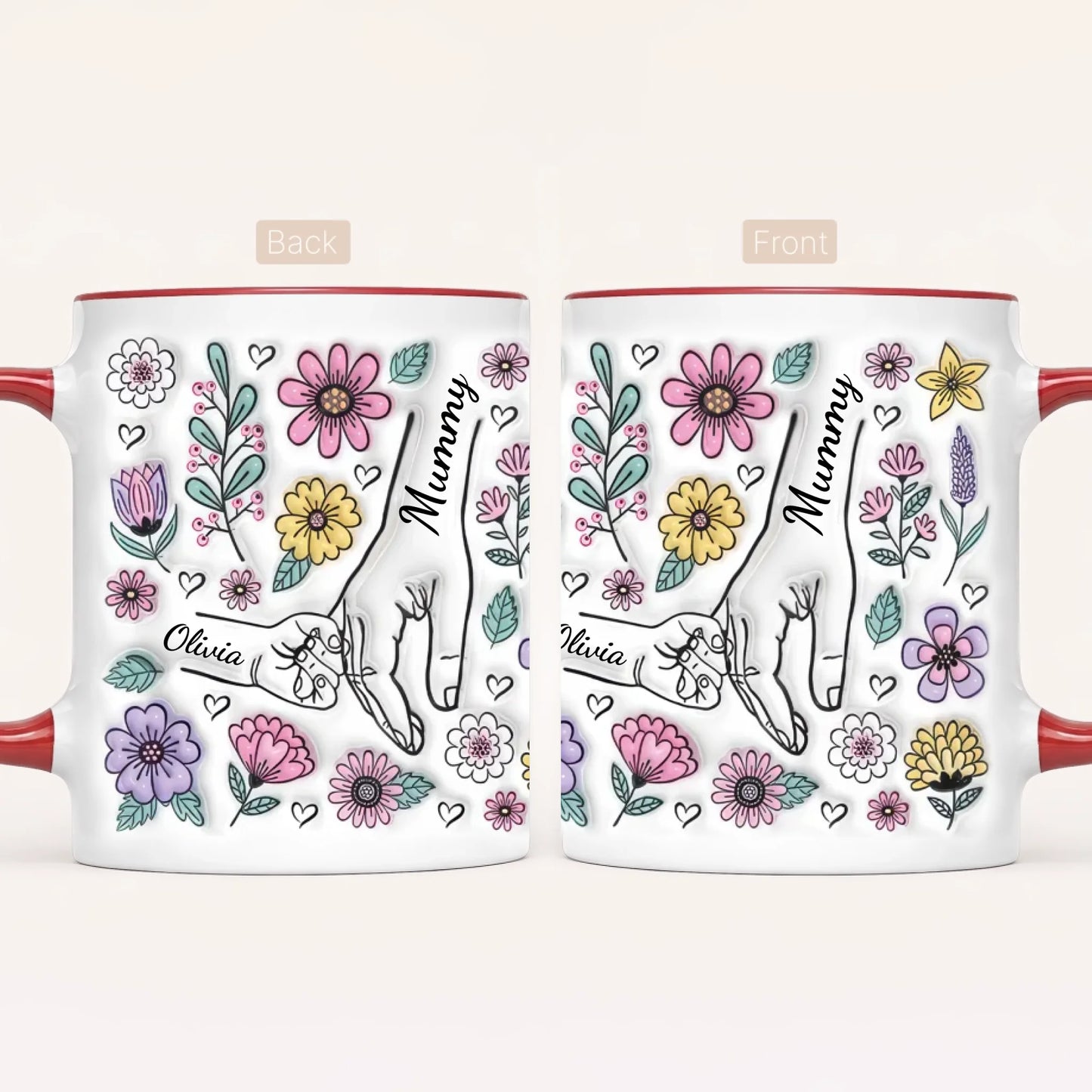 Personalised Mum Mug | Hold My Hand