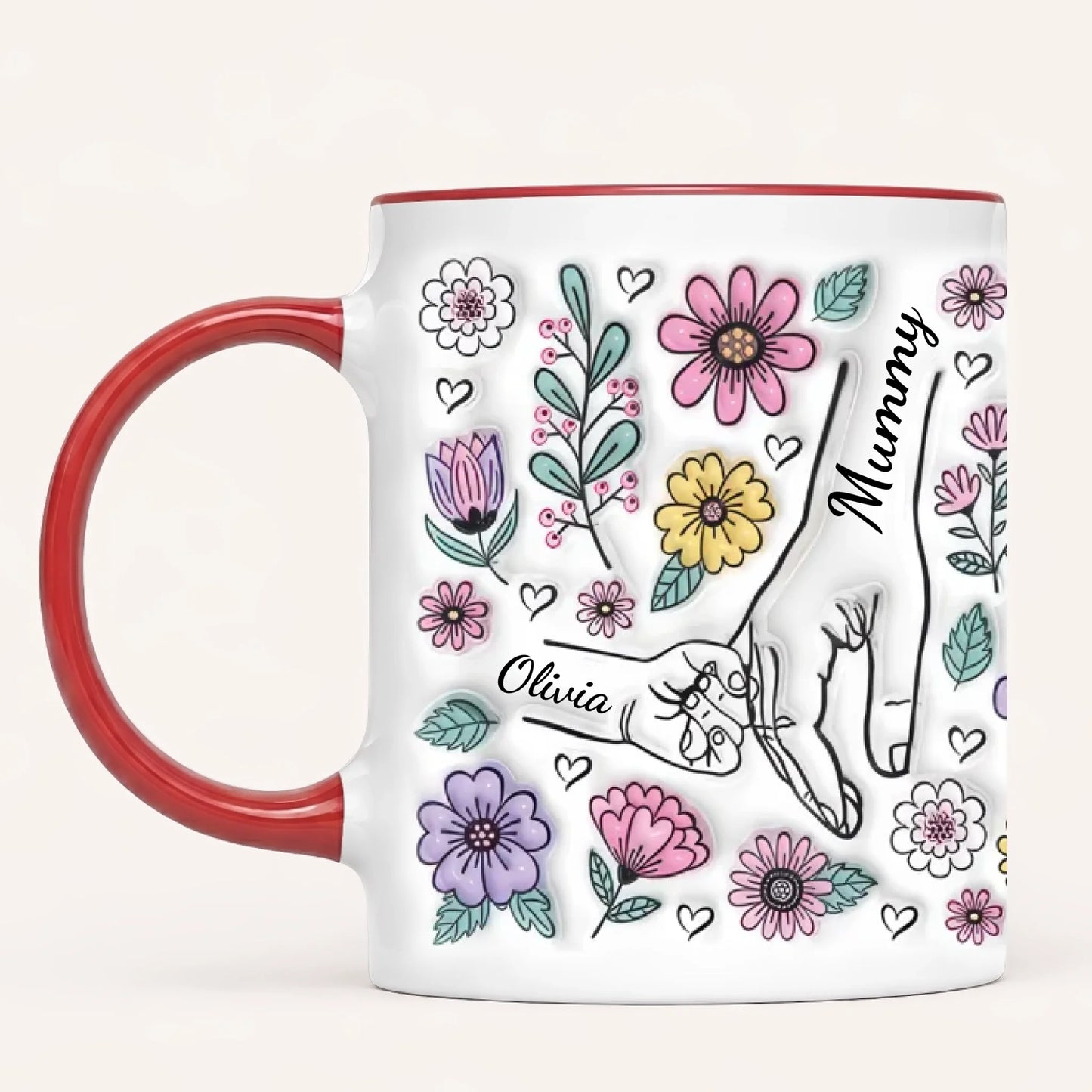 Personalised Mum Mug | Hold My Hand