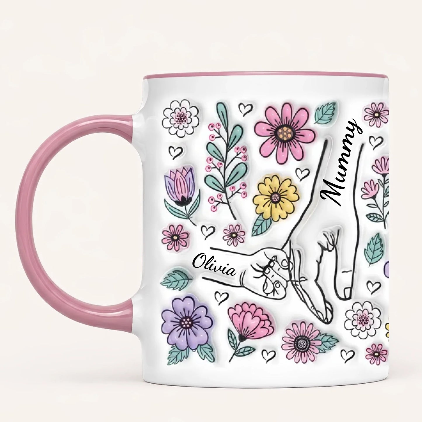 Personalised Mum Mug | Hold My Hand