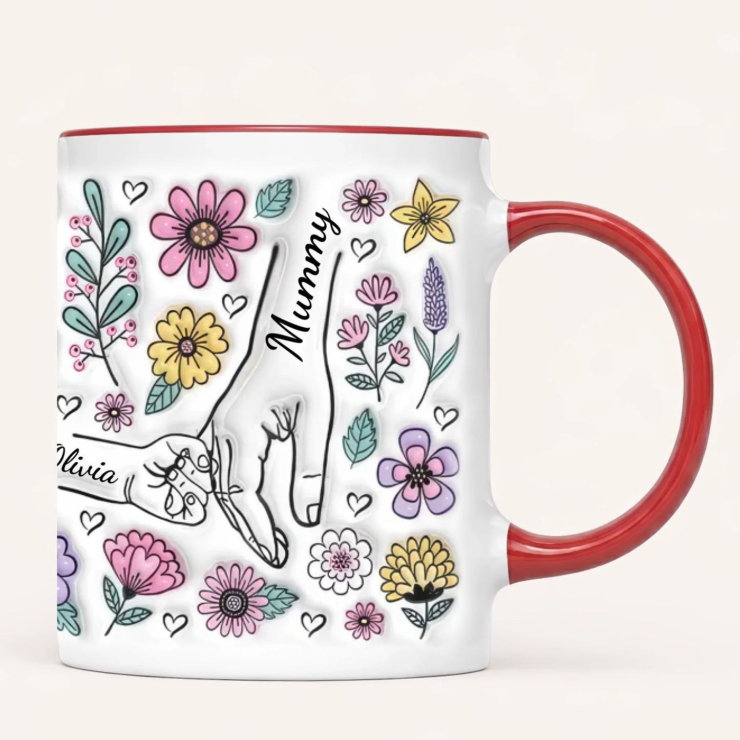 Personalised Mum Mug | Hold My Hand