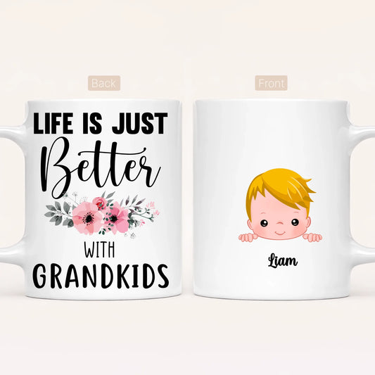 Personalised Grandma Mug | Better with Grandkids